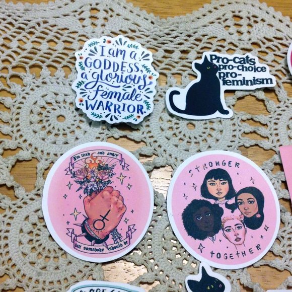 Stickers for laptop, computer, crafts - Empowered Women Theme - Picture 3 of 8